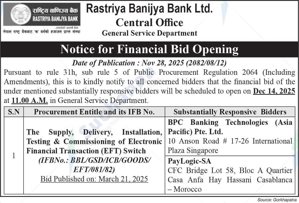 Rastriya Banijya Bank Ltd.