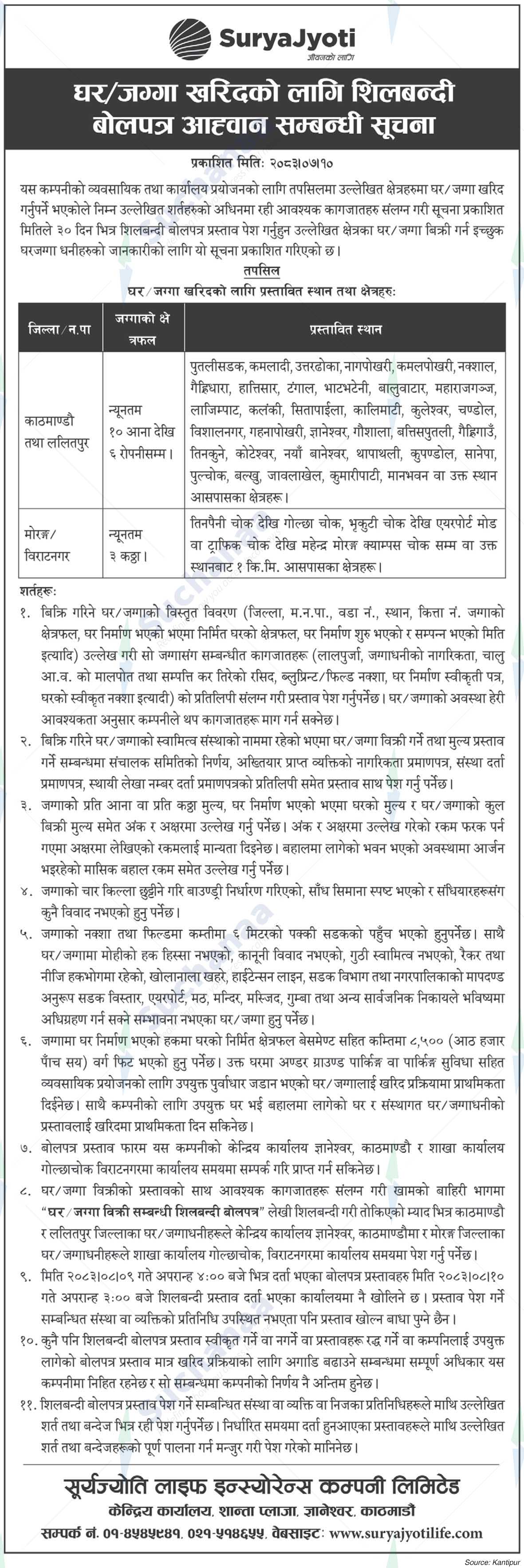 SuryaJyoti Life Insurance Company Limited