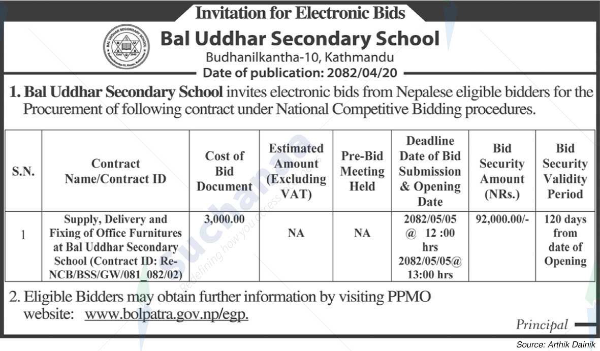 Bal Uddhar Secondary School