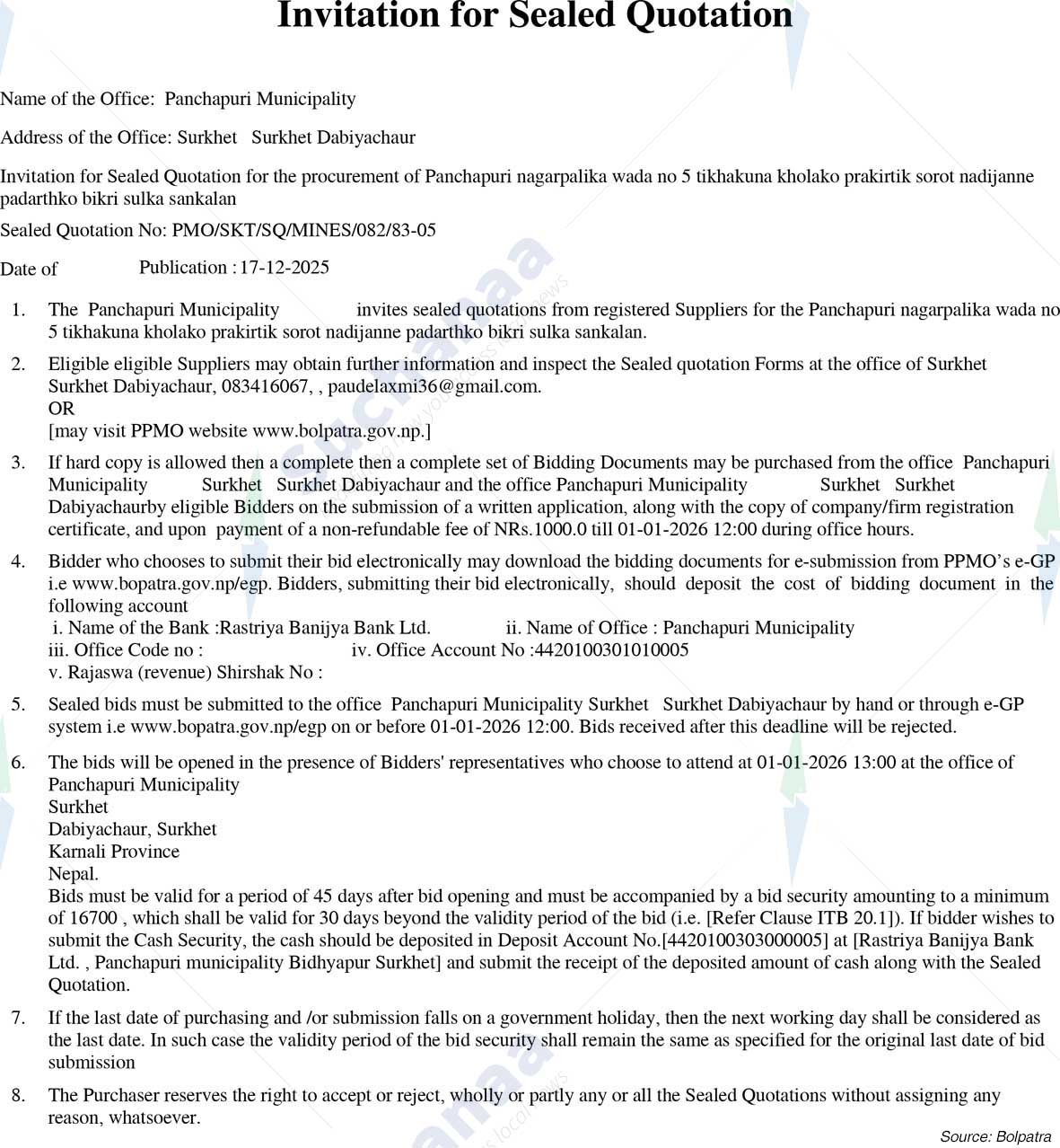 Pancheshwor Rural Municipality