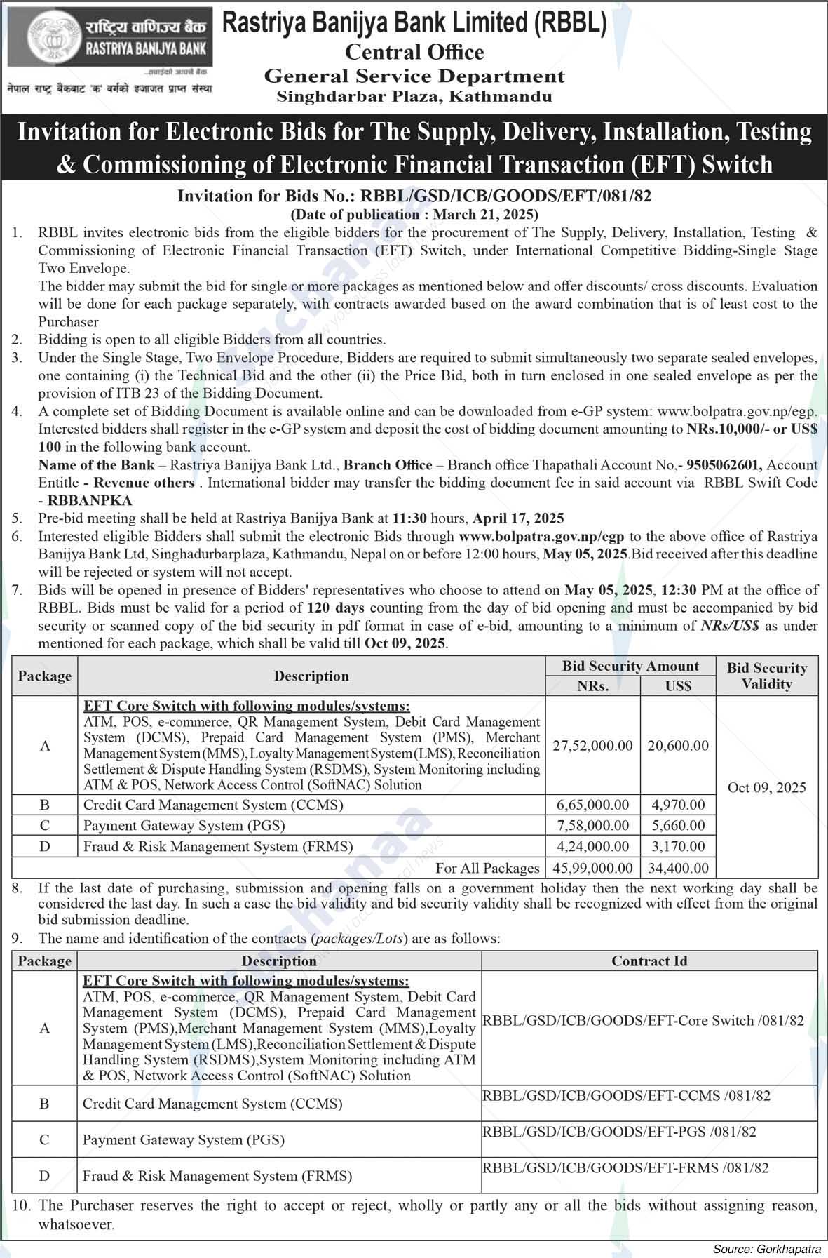 Rastriya Banijya Bank Limited