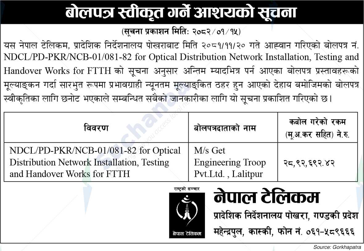 Nepal Doorsanchar Company Limited (NTC)