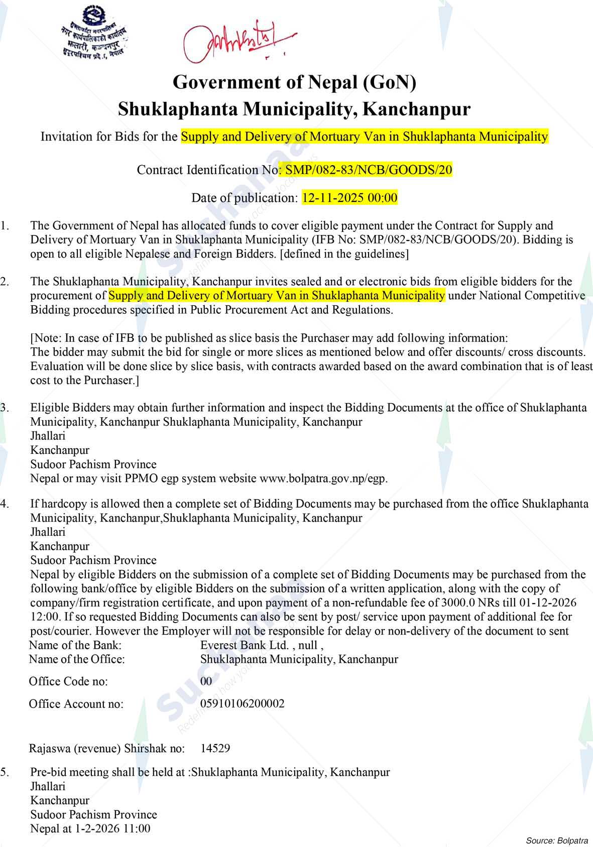 Shuklaphanta Municipality