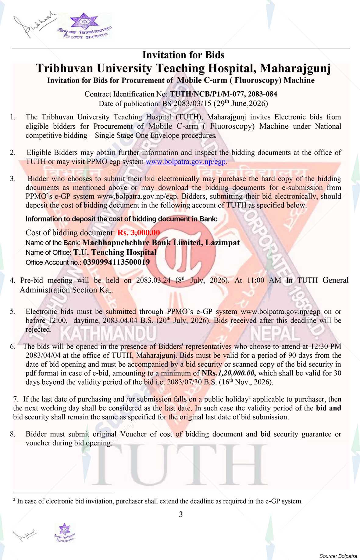 Tribhuvan University Teaching Hospital (TUTH)