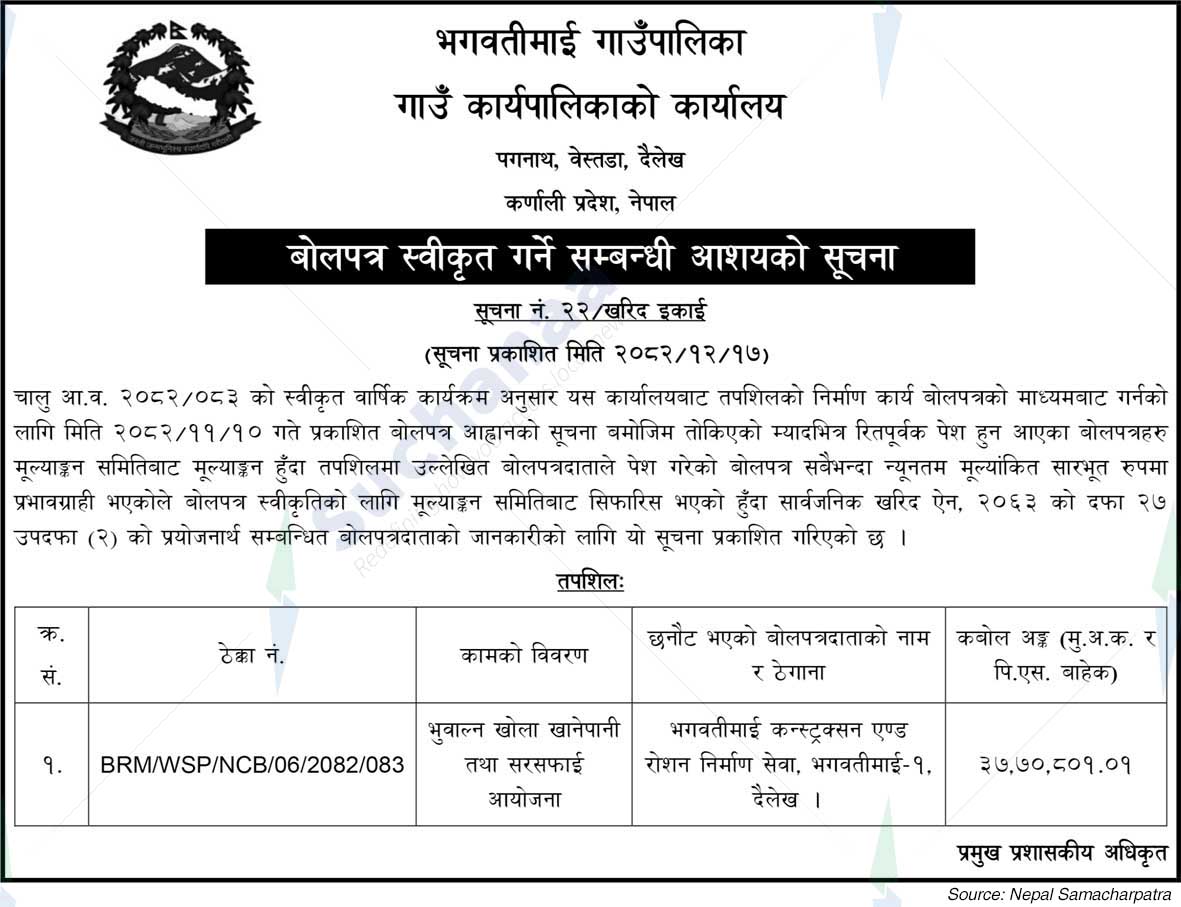 Bhagwatimai Rural Municipality