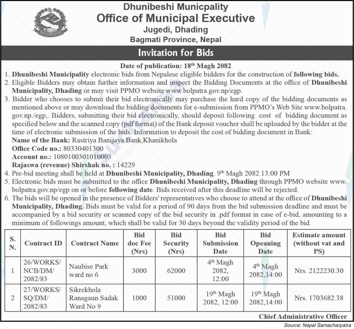 Dhunibeshi Municipality