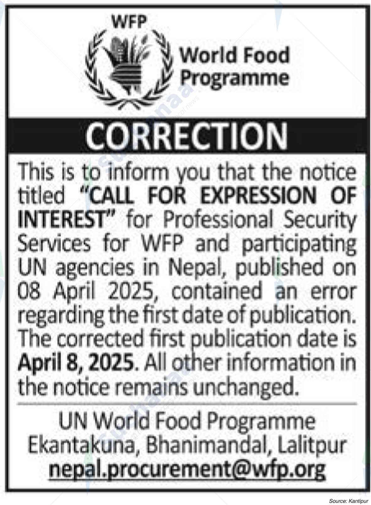 World Food Programme (WFP)