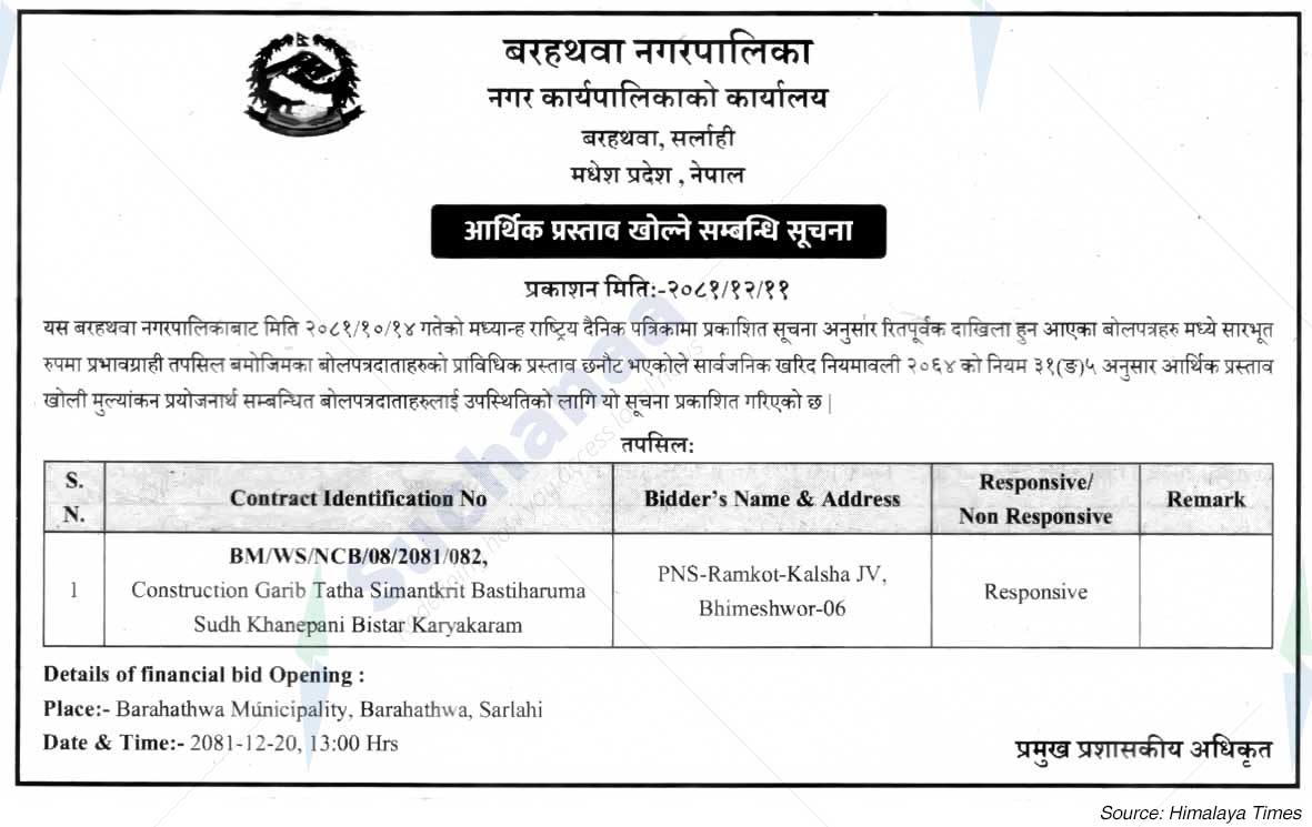 Barathawa Municipality