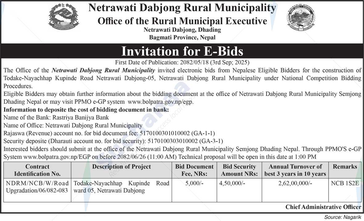 Netrawati Dabjong Rural Municipality