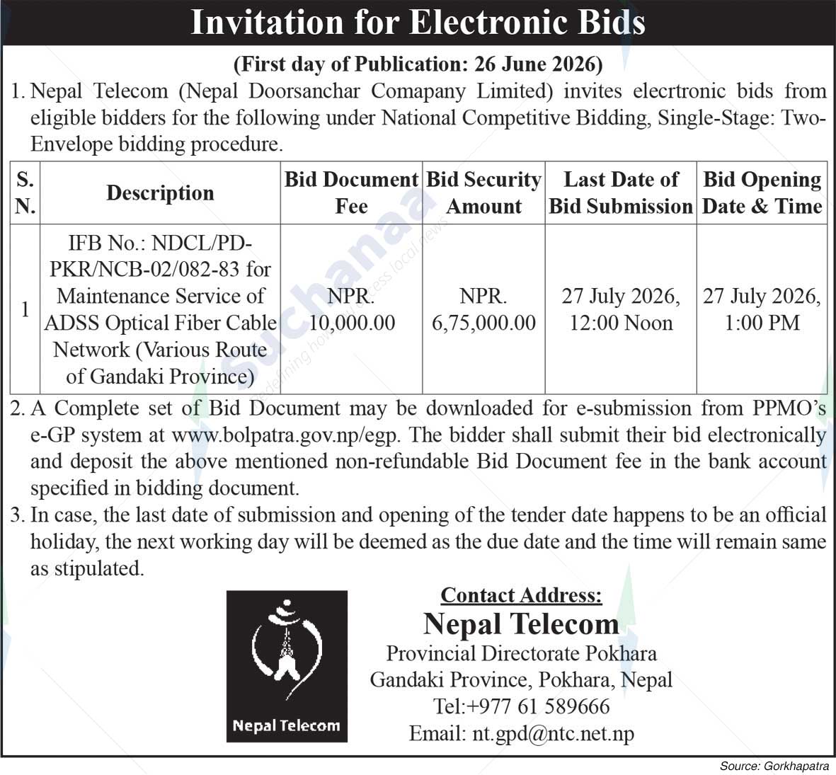 Nepal Doorsanchar Company Limited (NTC)