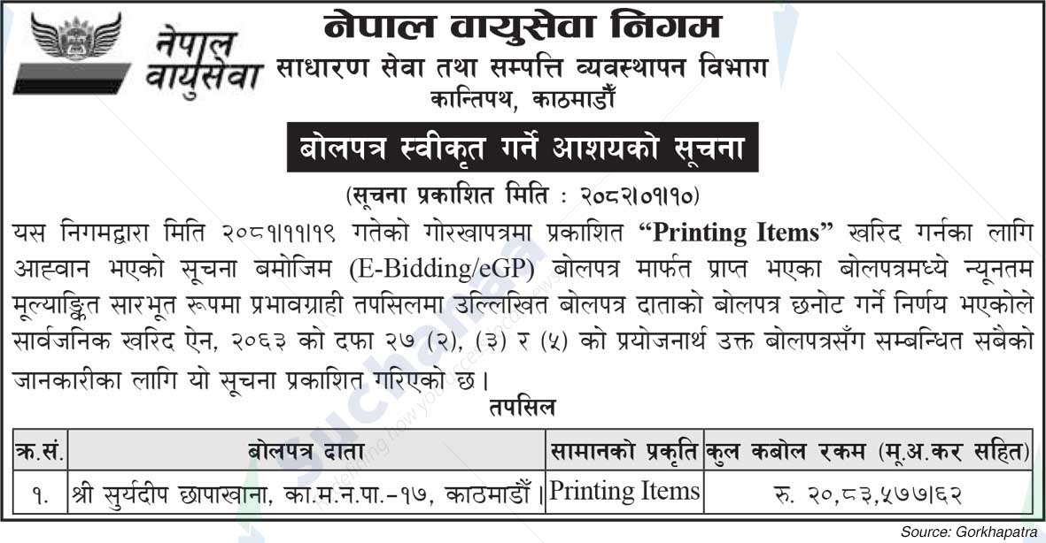 Nepal Airlines Corporation