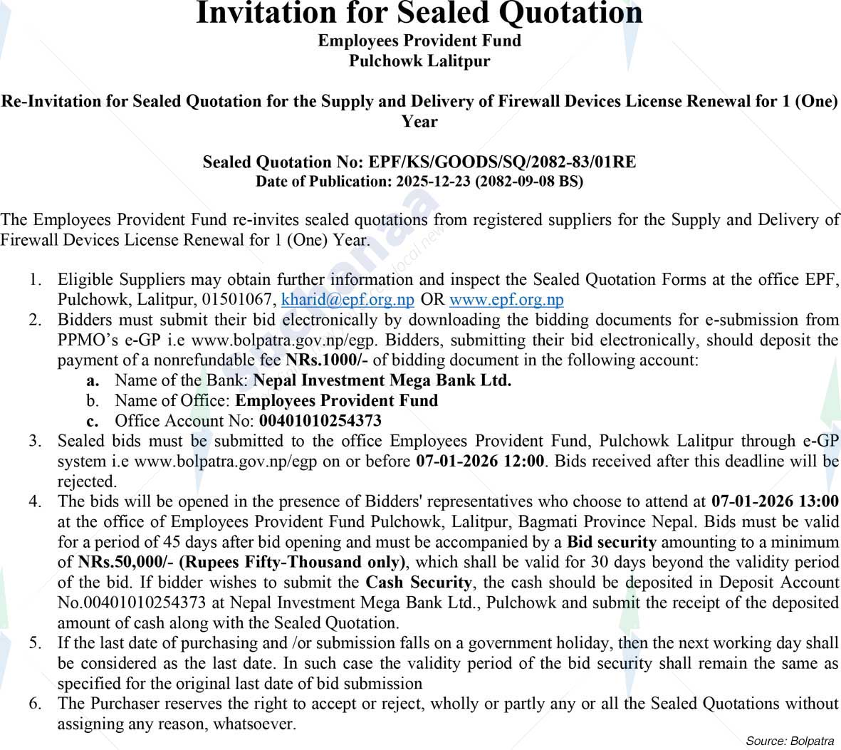 Employees Provident Fund