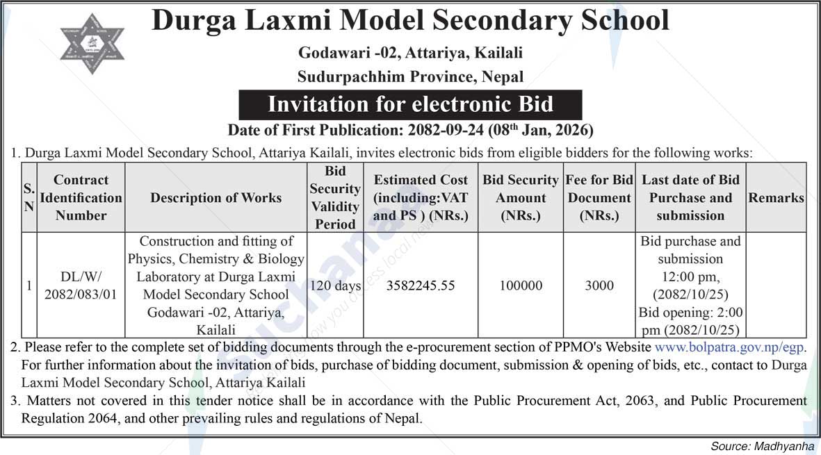 Durga Laxmi Model Secondary School, Attariya, Kailali
