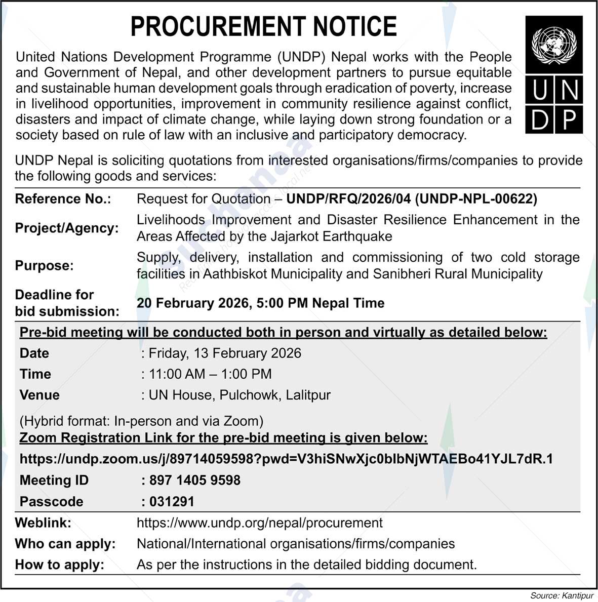 United Nations Development Programme (UNDP)