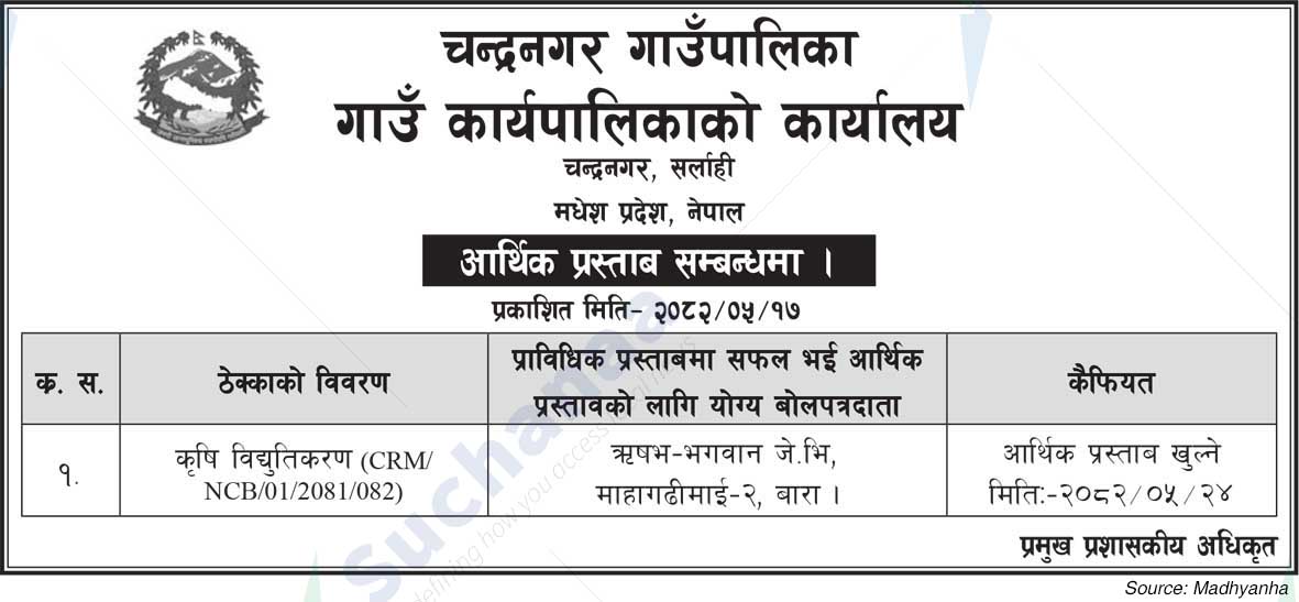 Chandranagar Rural Municipality