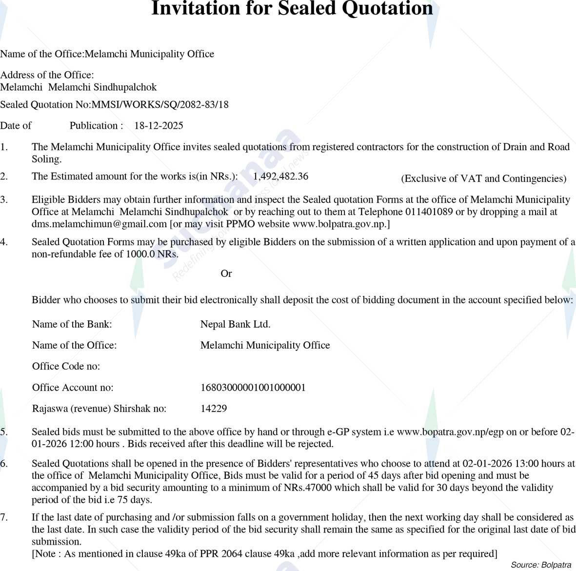 Melamchi Municipality