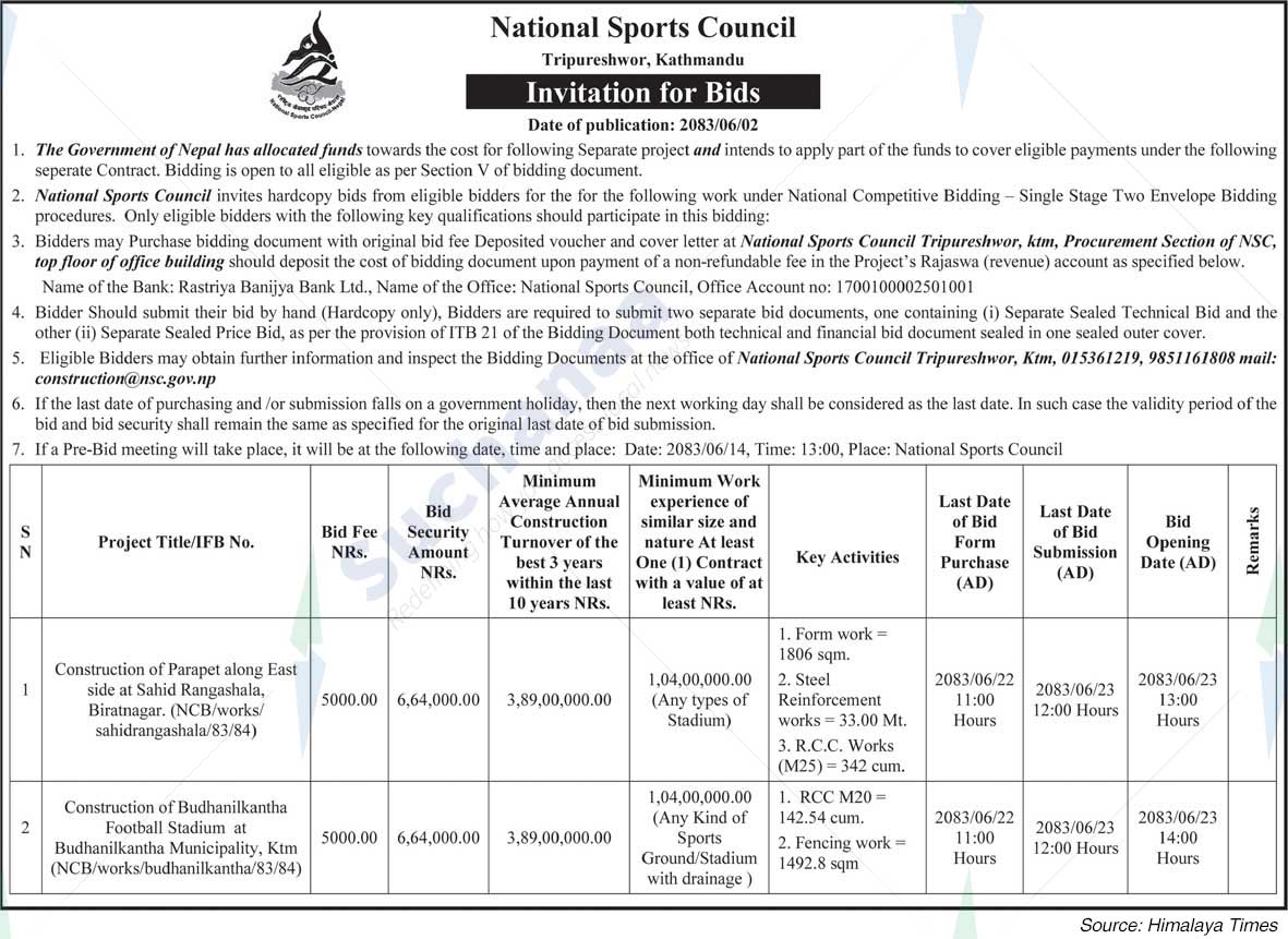 National Sports Council