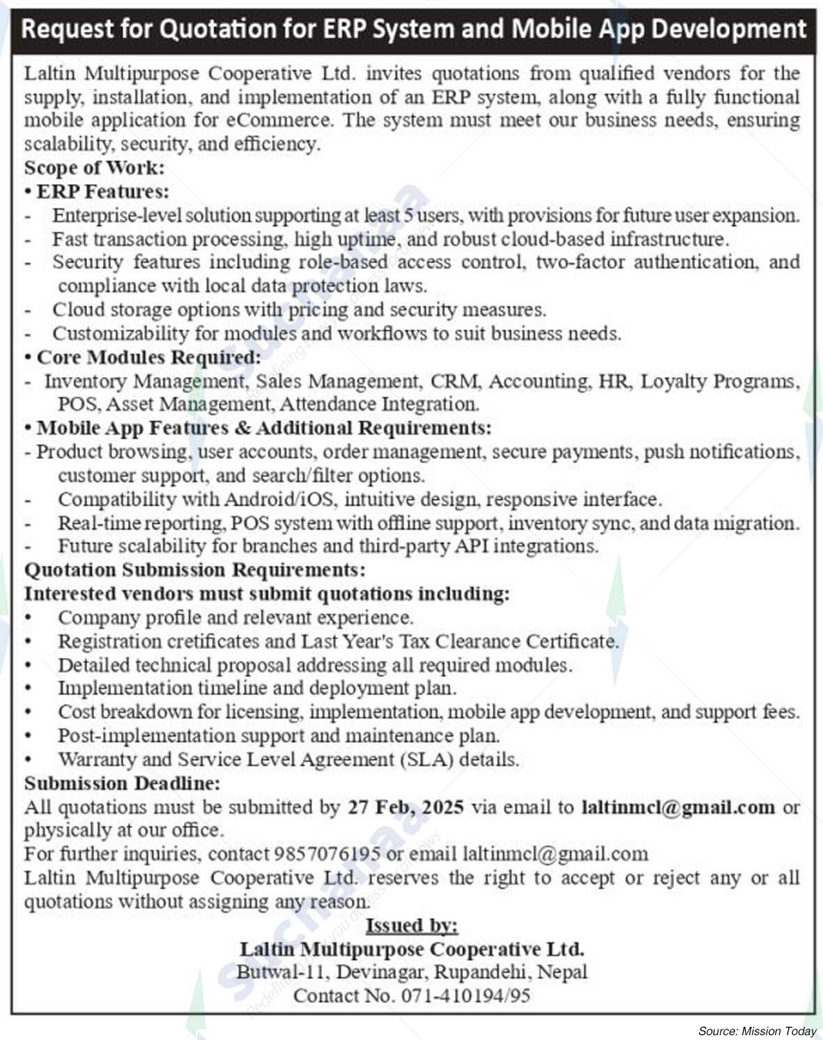Laltin Multipurpose Cooperative Ltd.