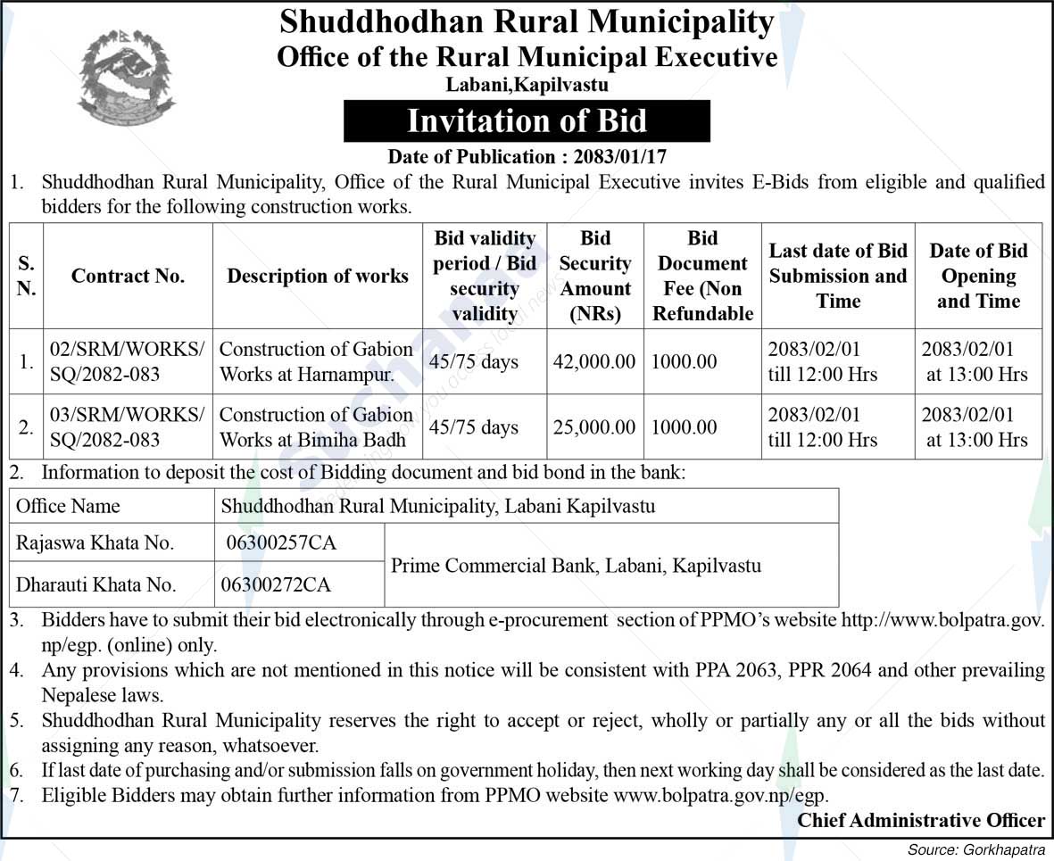 Shuddhodhan Rural Municipality