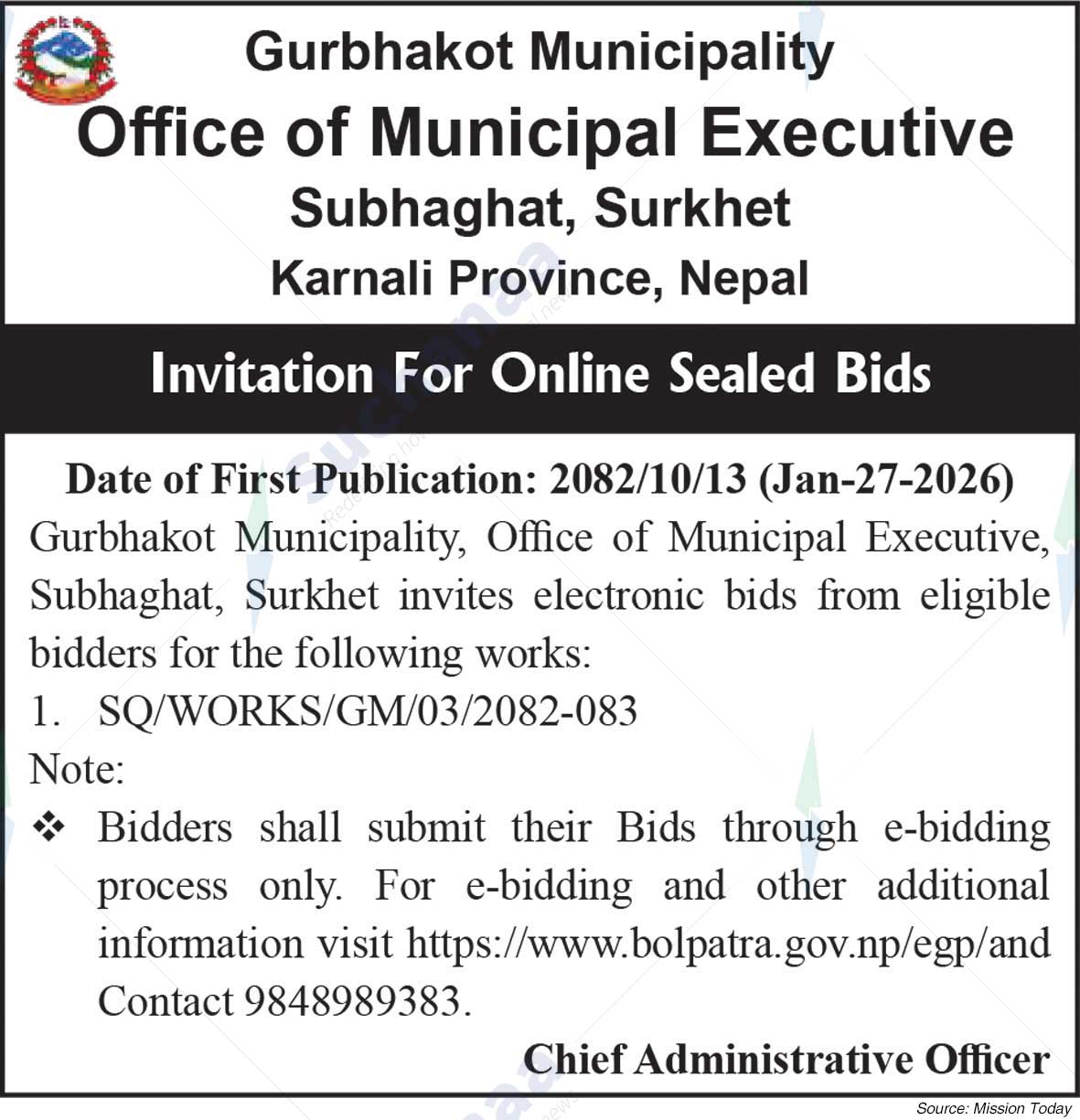 Gurbhakot Municipality