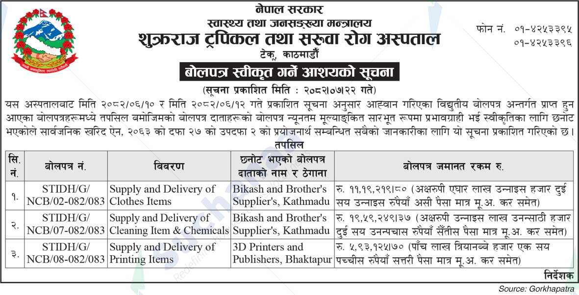 Sukraraj Tropical & Infectious Disease Hospital