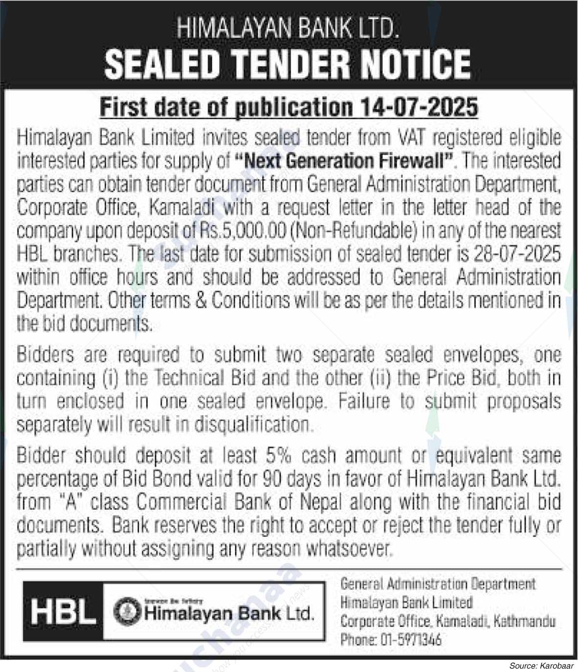Himalayan Bank Limited