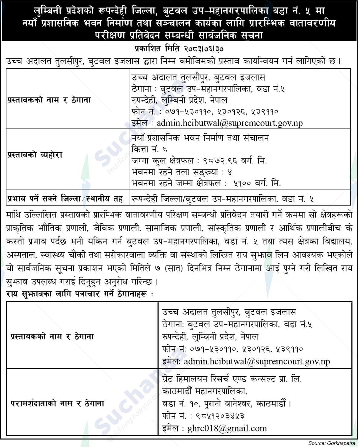 High Court, Tulsipur