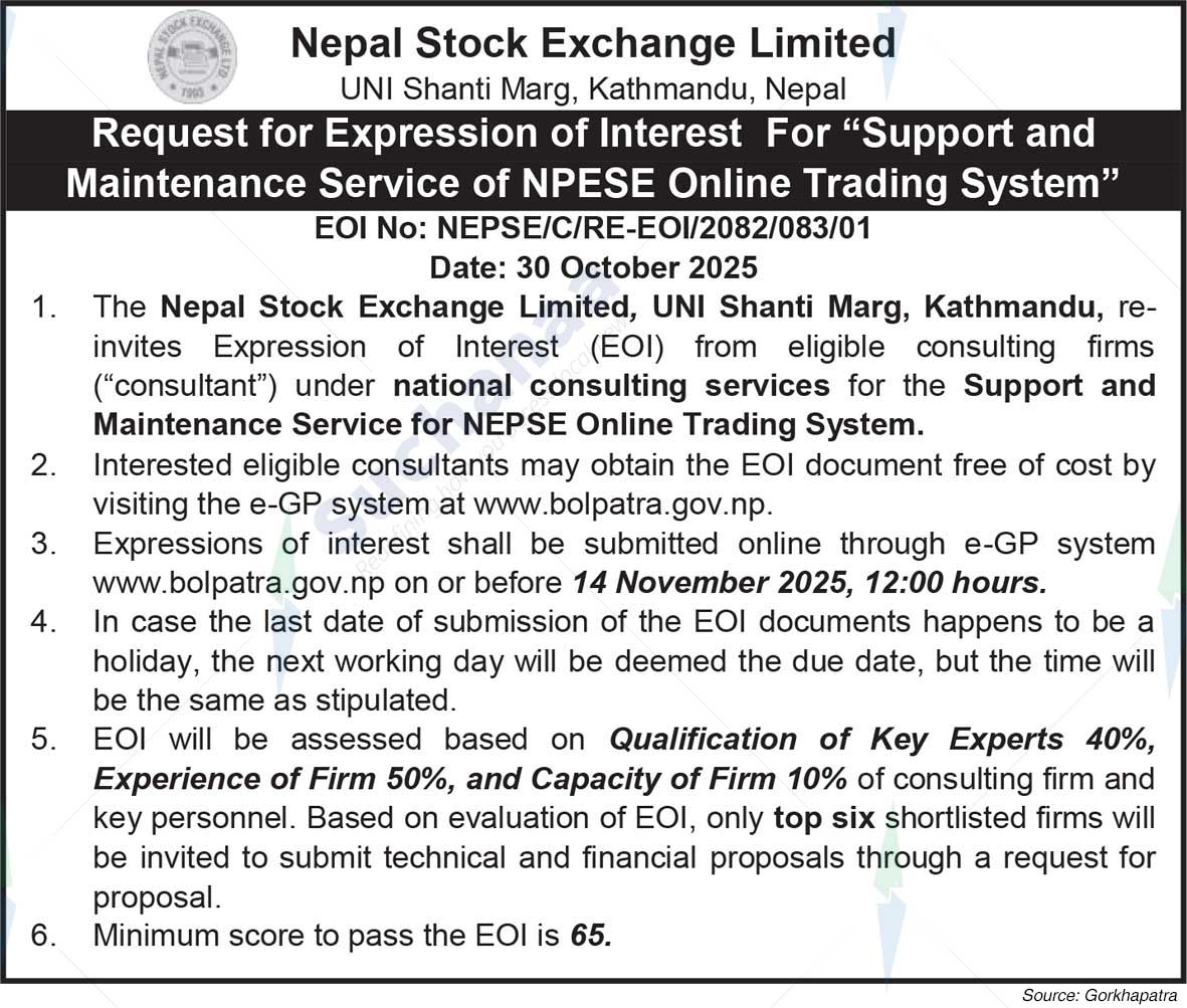 Nepal Stock Exchange Limited (NEPSE)