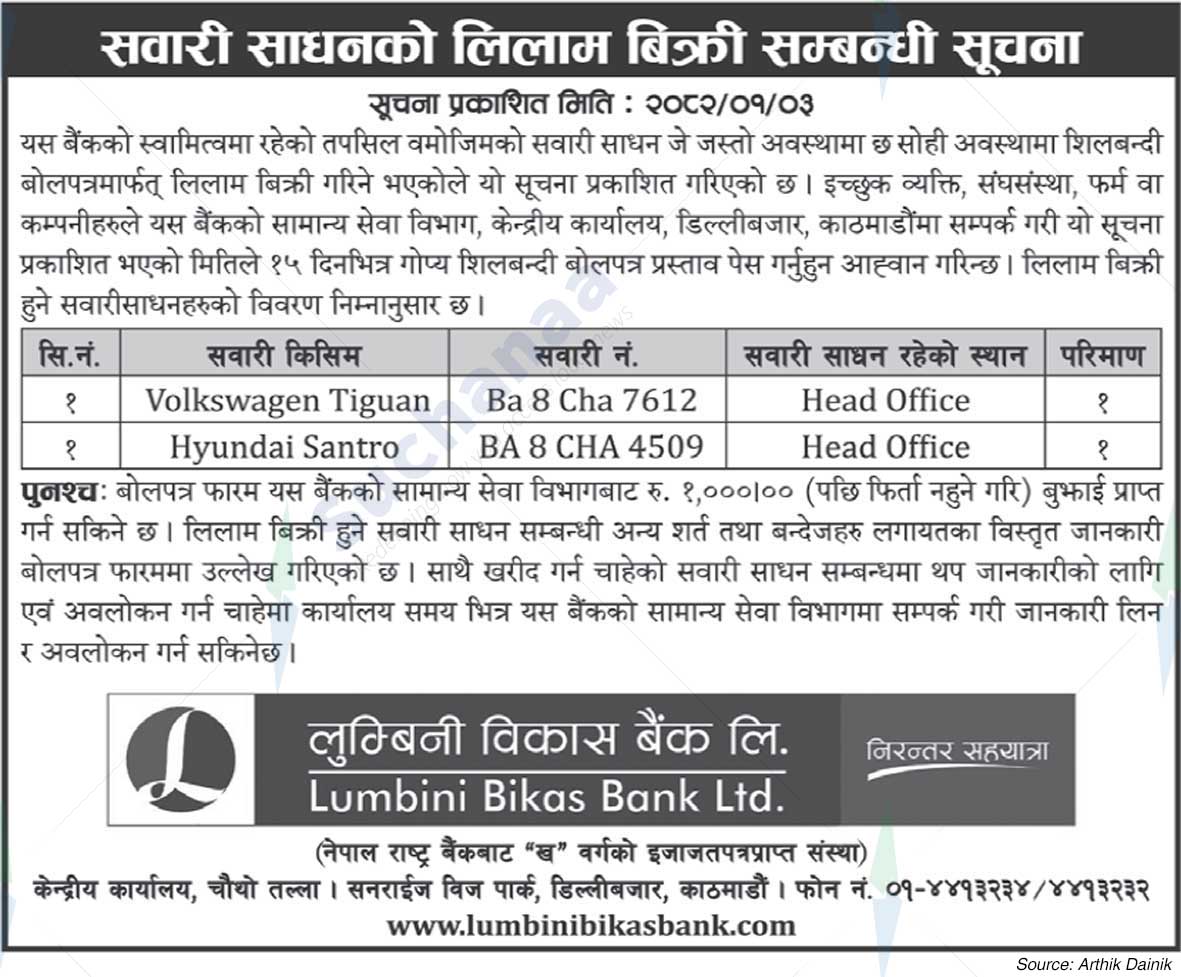Lumbini Bikas Bank Ltd.