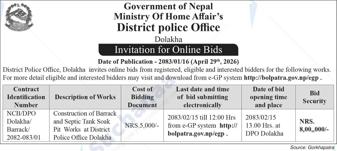 District Police Office, Dolakha