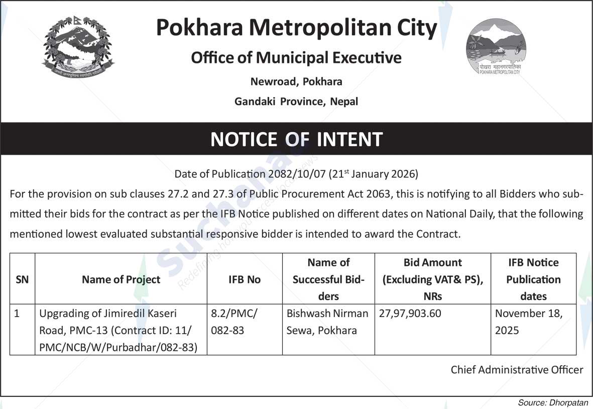 Pokhara Metropolitan CIty