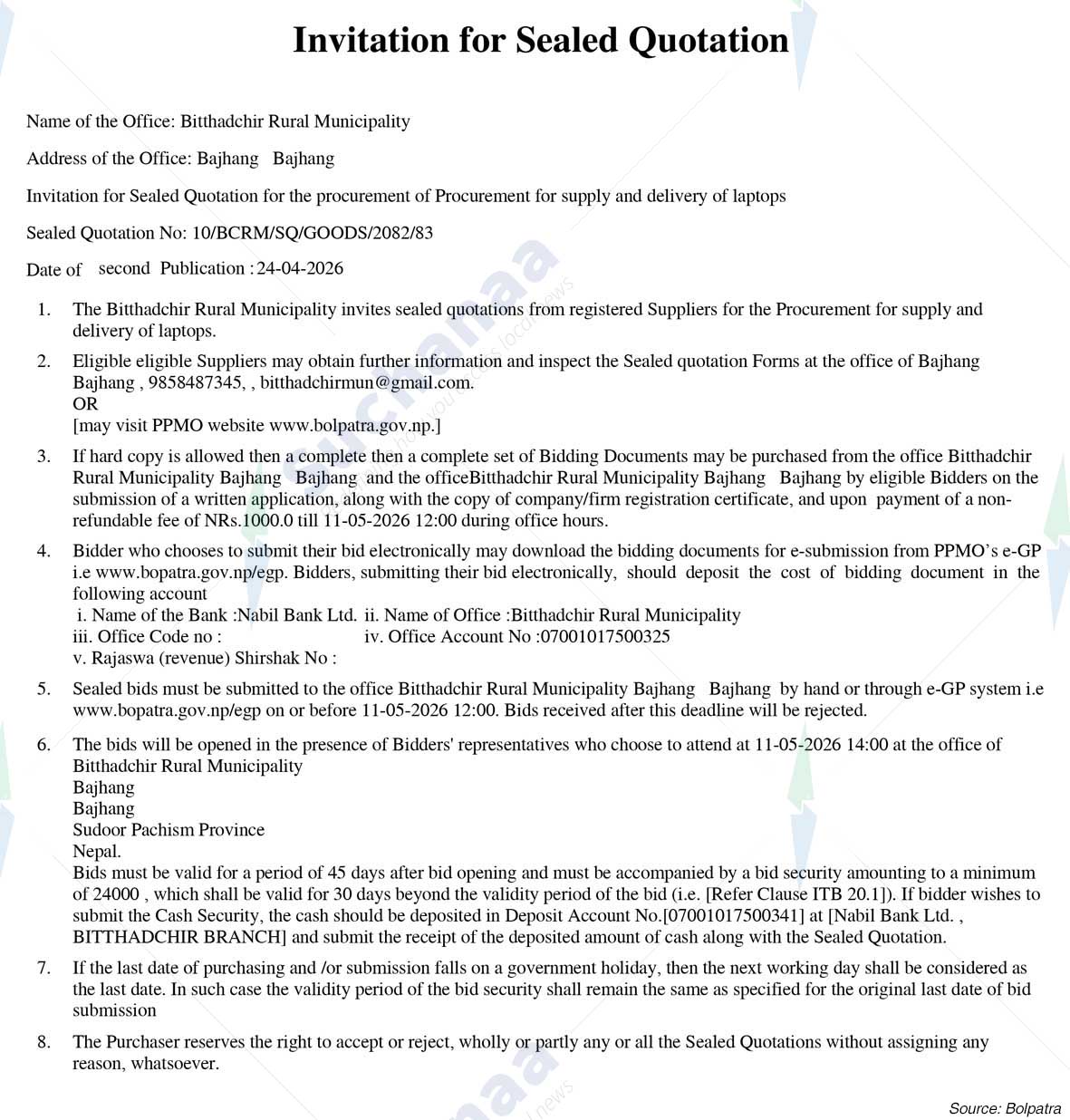 Bithadchir Rural Municipality