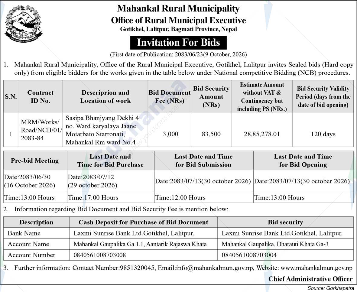 Mahankal Rural Municipality