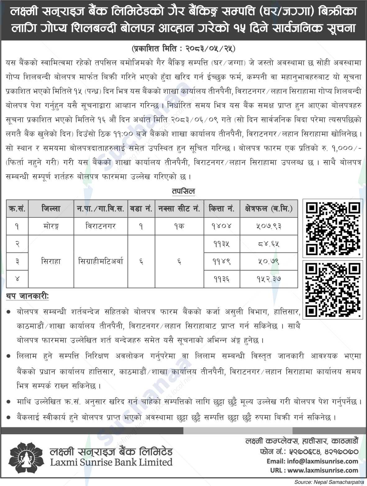 Laxmi Sunrise Bank Limited