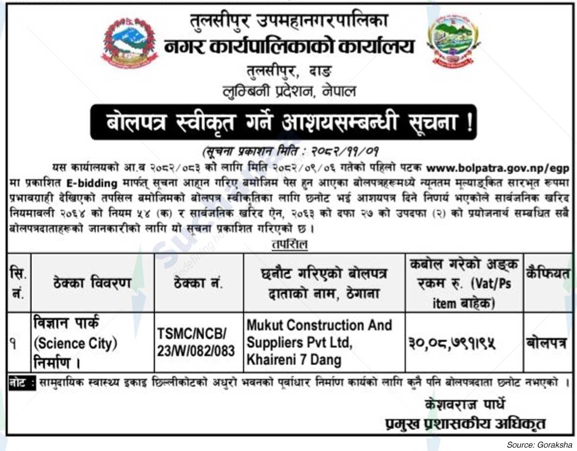 Tulsipur Sub-Metropolitan City