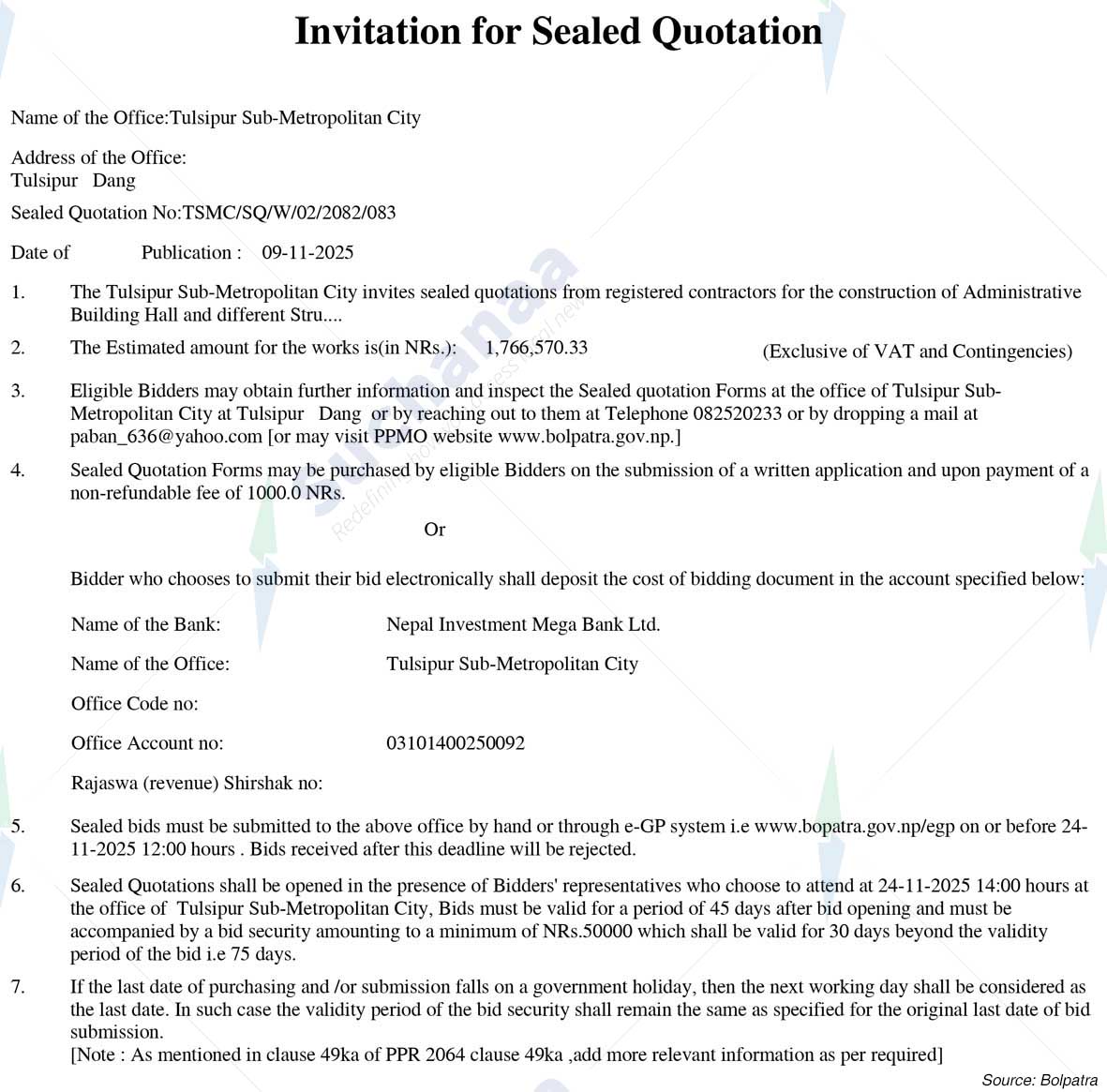 Tulsipur Sub-Metropolitan City