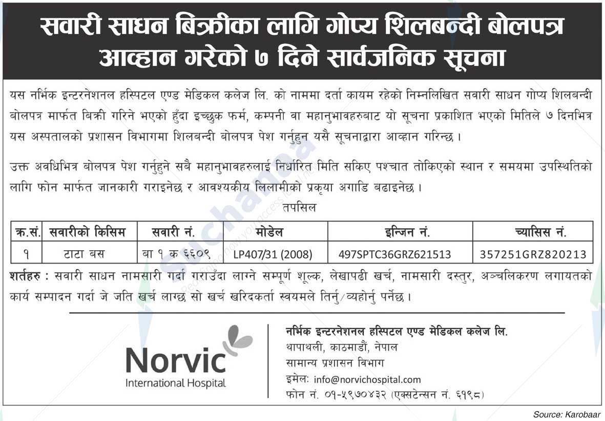 Norvic International Hospital and Medical College Ltd.
