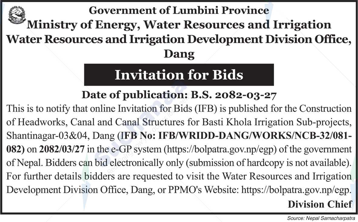 Irrigation Development Division Office, Dang