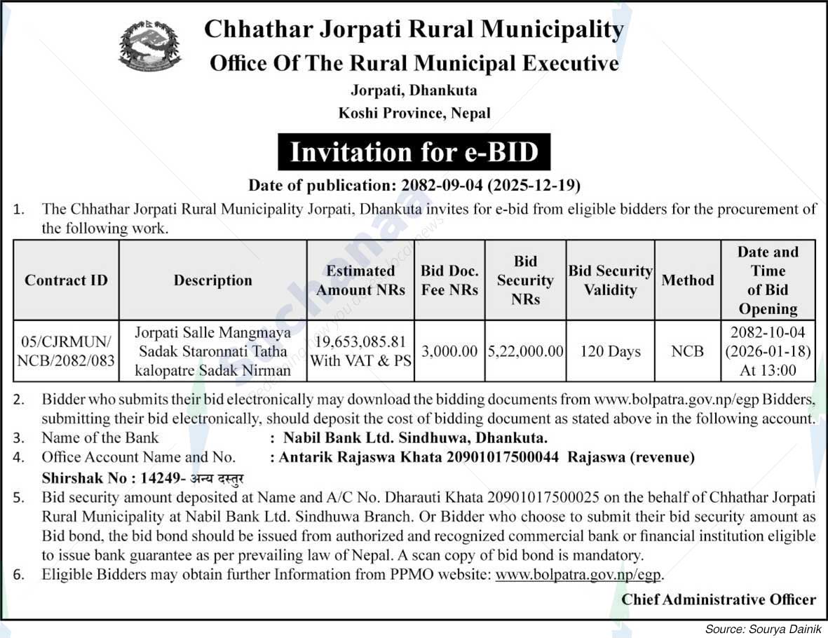 Chhathar Jorpati Rural Municipality