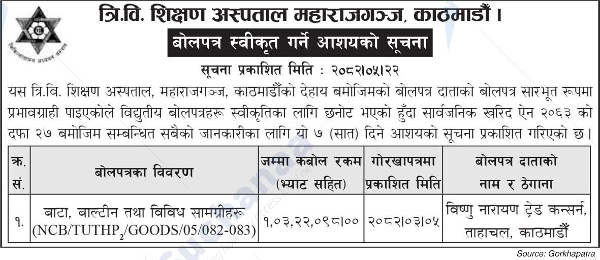 Tribhuvan University Teaching Hospital