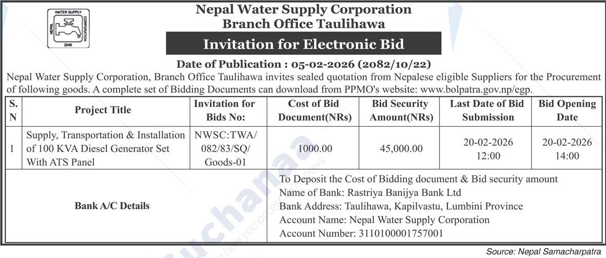 Nepal Water Supply Corporation (NSC)