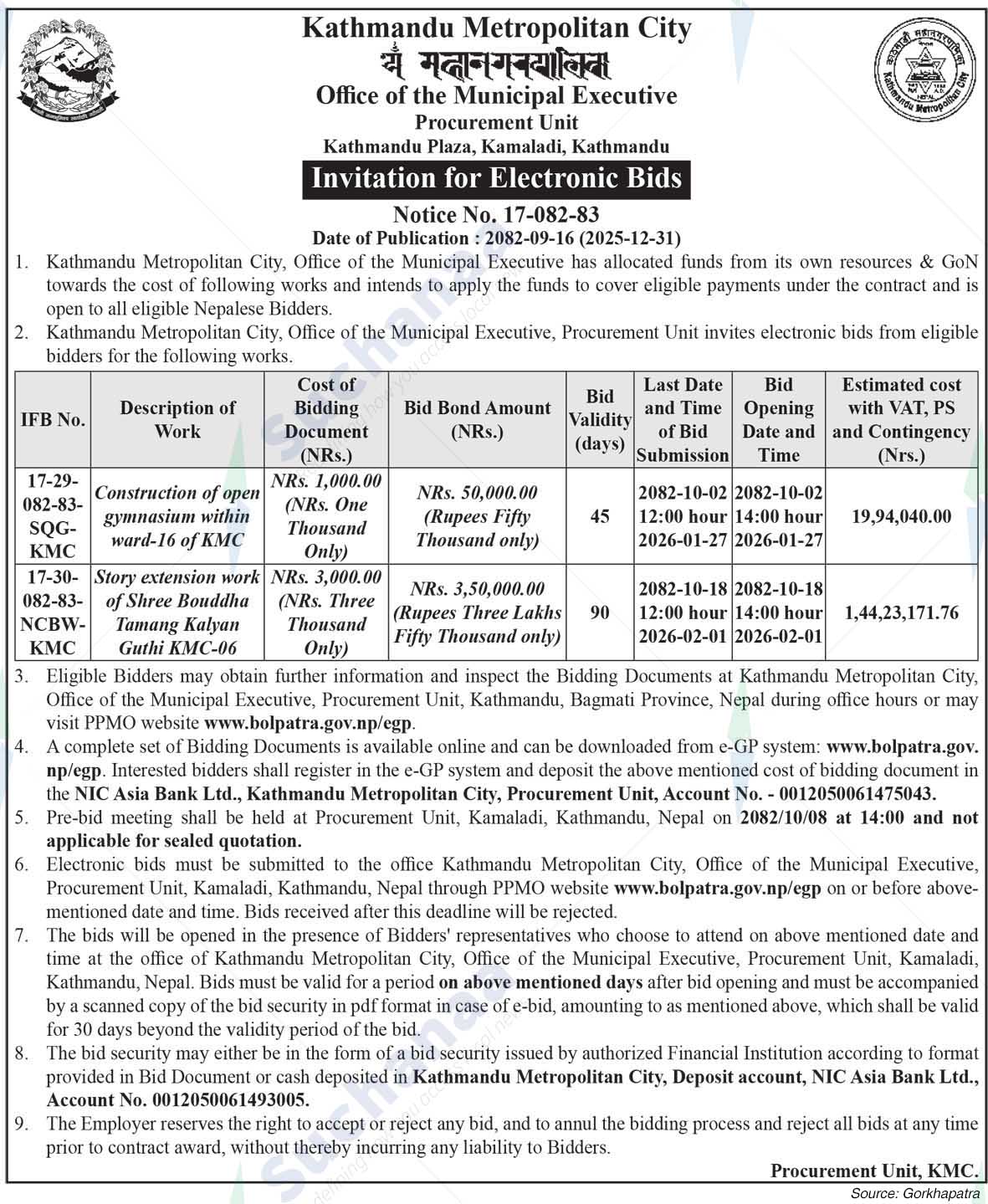 Kathmandu Metropolitan City
