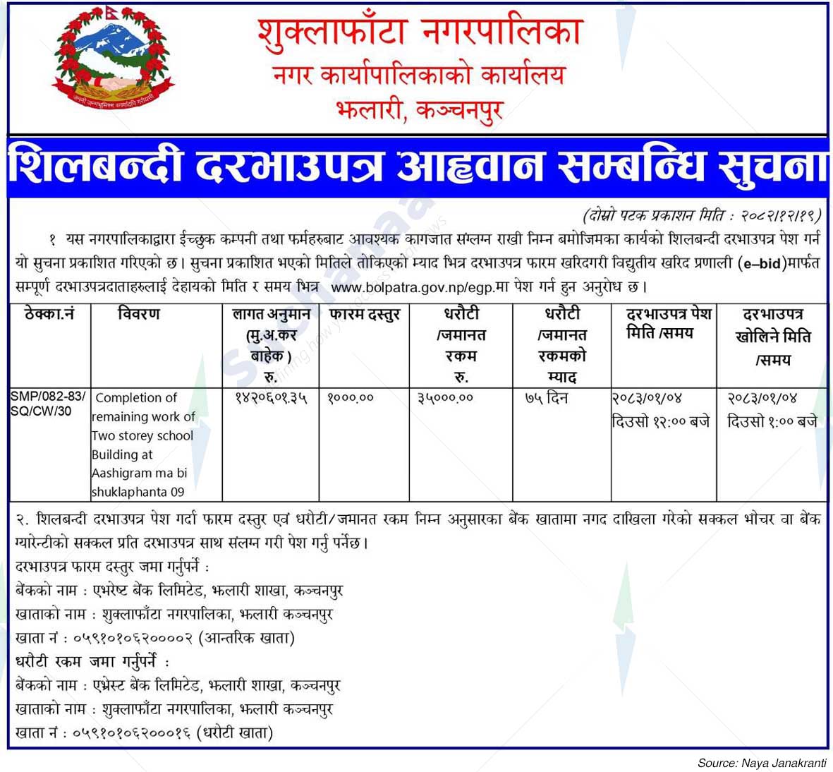Shuklaphanta Municipality