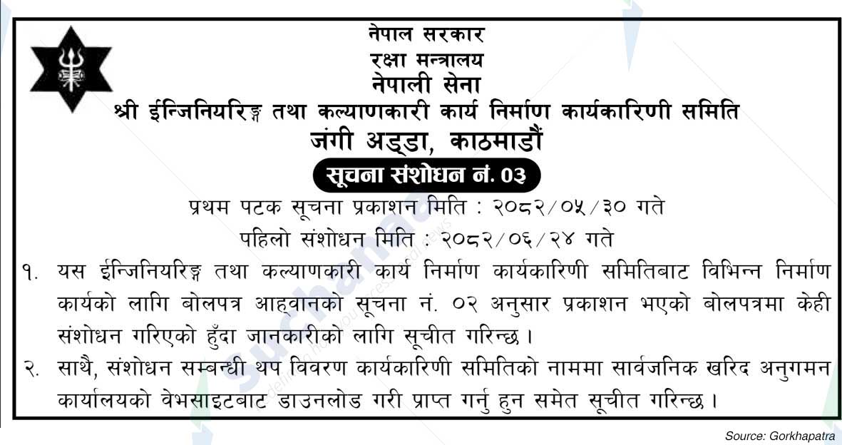 Engineering and Welfare Works Construction Executive Board, Jangi Adda