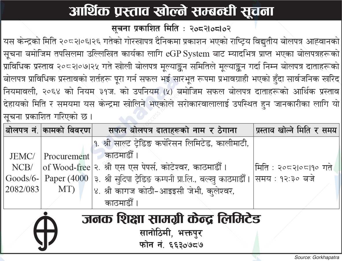 Janak Shiksha Materials Center Limited, Sanothimi, Bhaktapur