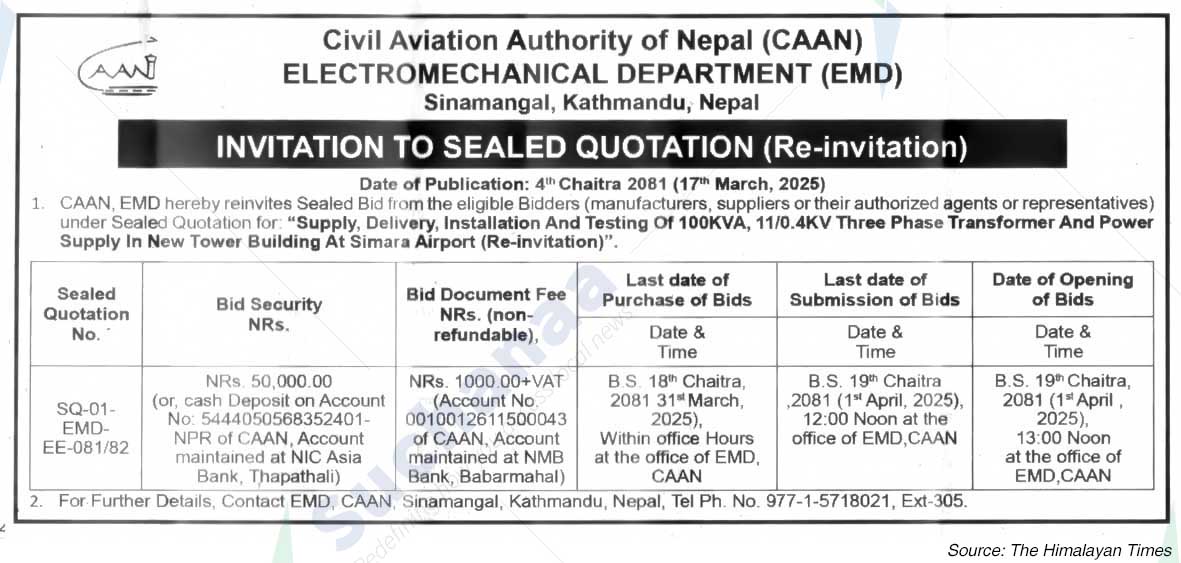Civil Aviation Authority of Nepal (CAAN)