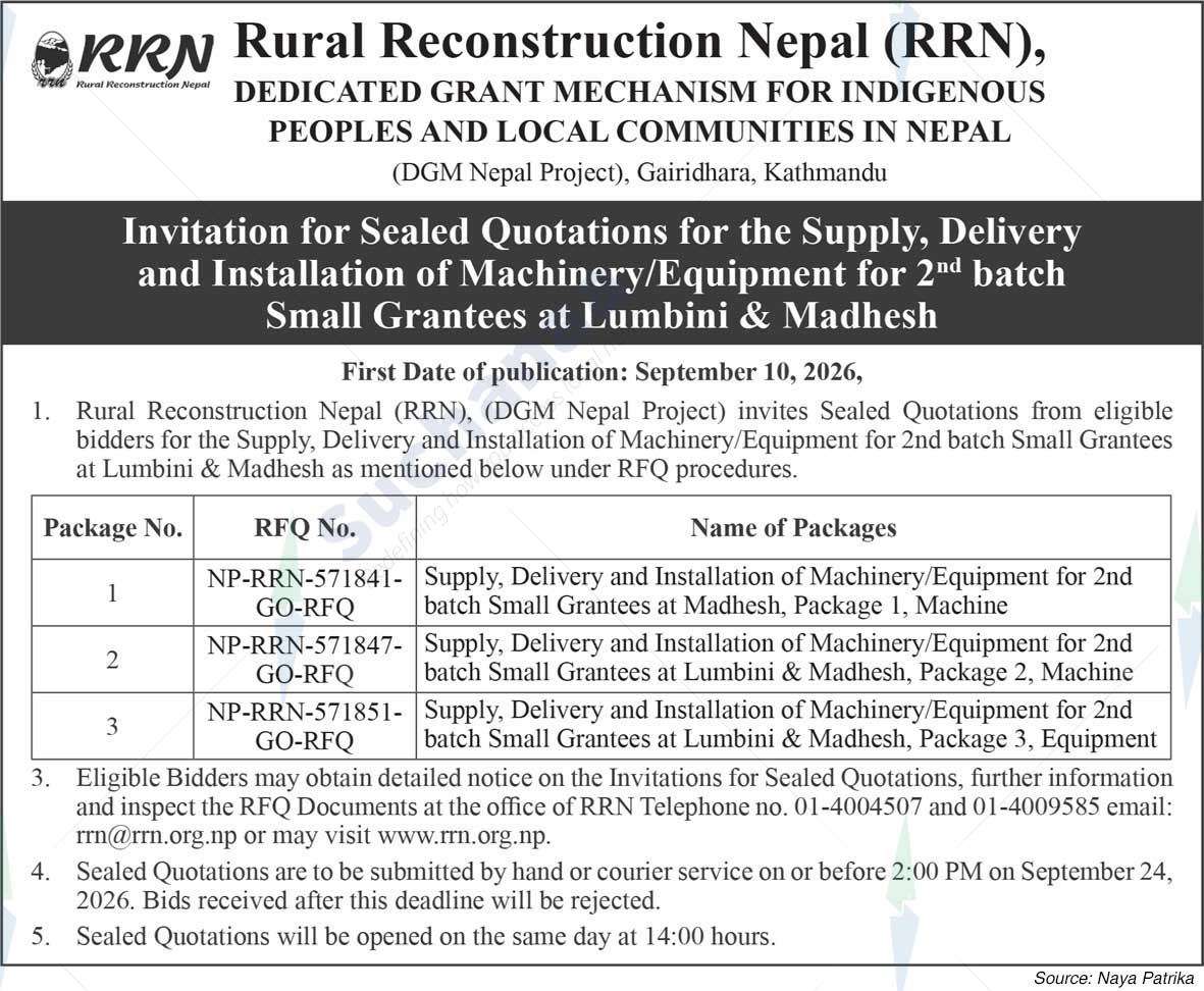 Rural Reconstruction Nepal (RRN)