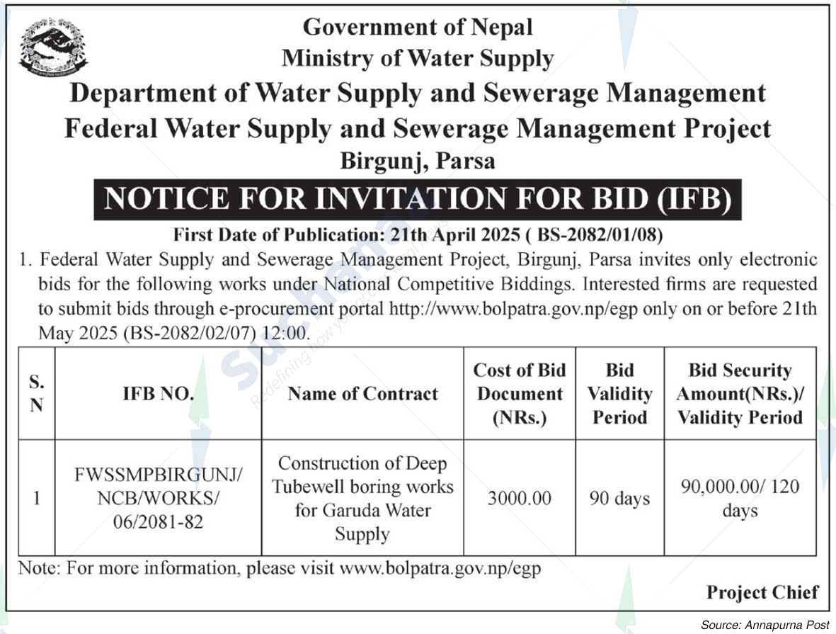 Federal Water Supply and Sewerage Management Project