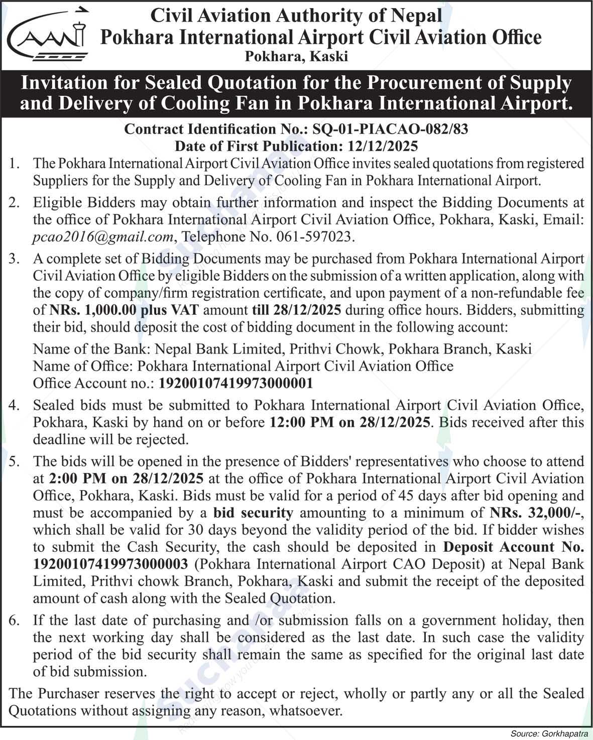 Pokhara International Airport