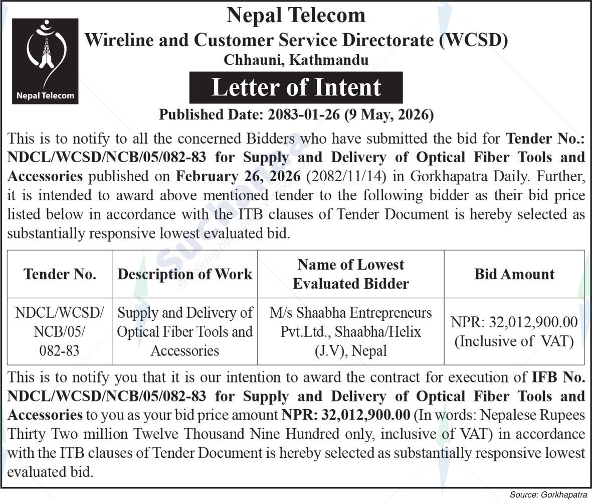Nepal Doorsanchar Company Limited (NTC)